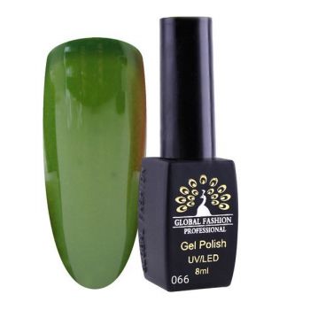 Oja semipermanenta, Global Fashion, London, 8 ml, Verde 66 la reducere