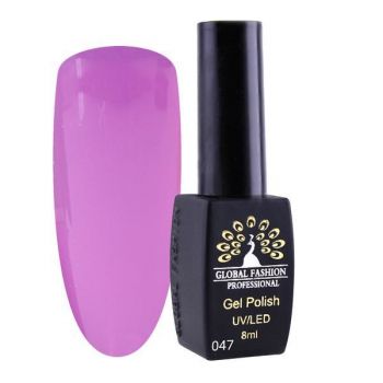 Oja semipermanenta, Global Fashion, London, 8 ml, Violet 47