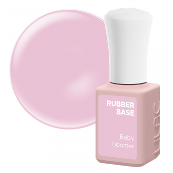 Oja semipermanenta Lilac Rubber Base, Baby Boomer, 6 g