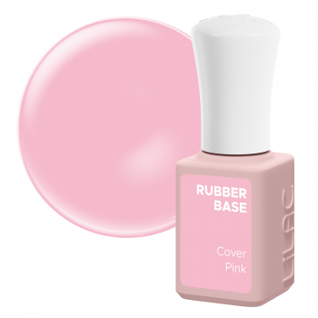 Oja semipermanenta Lilac Rubber Base, Cover Pink, 6 g