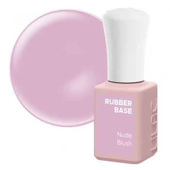Oja semipermanenta Lilac Rubber Base, Nude Blush, 6 g