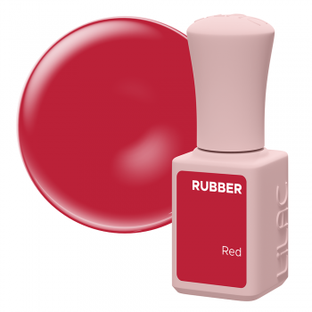 Oja semipermanenta Lilac Rubber Red 6 g