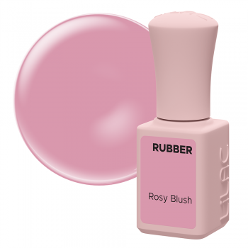 Oja semipermanenta Lilac Rubber Rosy Blush 6 g