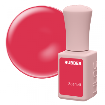 Oja semipermanenta Lilac Rubber Scarlett 6 g