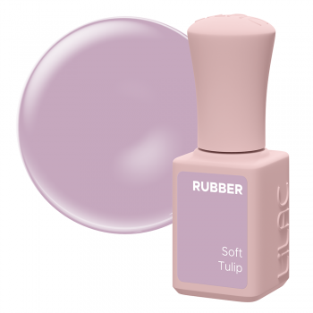Oja semipermanenta Lilac Rubber Soft Tulip 6 g