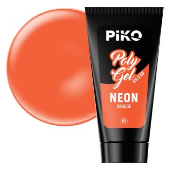 Polygel color Piko Neon, 30 ml, 02 Orange