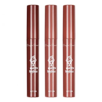 Set 3 Rujuri Lichide Mate Ranee Delicious Matte Lipgloss #C