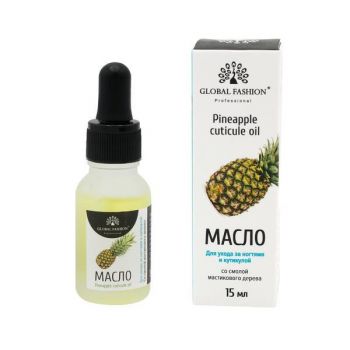 Ulei pentru cuticula cu pipeta, Ananas, 15 ml ieftin