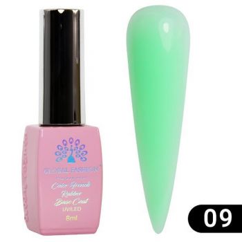 Base Coat Color French, Global Fashion, 8 ml, Mint 09