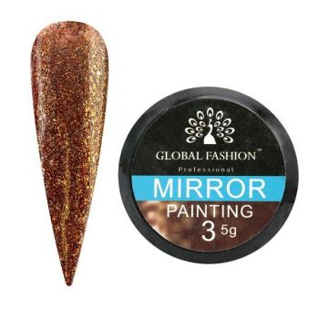 Gel color, Global Fashion, Mirror ,5 gr, Maro 03