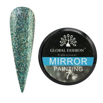 Gel color, Global Fashion, Mirror 5 gr, Verde 07