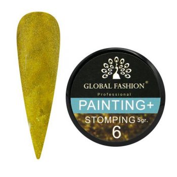 Gel Color, Global Fashion, Painting Stamping, 5 gr, Galben 06