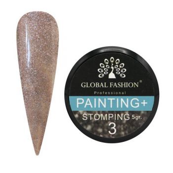 Gel Color, Global Fashion, Painting Stamping, 5 gr, Maro 03 ieftin