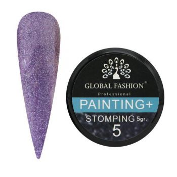 Gel Color, Global Fashion, Painting Stamping, 5 gr, Violet 05 de firma original