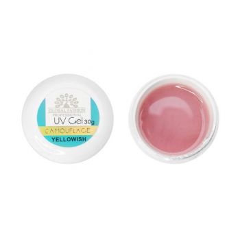 Gel de constructie pentru unghii, cover, UV Gel Yellowish, 30 gr