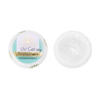 Gel de constructie pentru unghii, Global Fashion, UV Gel Clear, 56 gr, Transparent la reducere