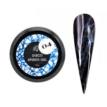 Gel Disco Spider, Global Fashion, 5 gr, Albastru 04 ieftin