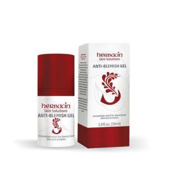 Gel facial impotriva petelor si cosurilor Herbacin Skin Solutions 30 ml de firma original