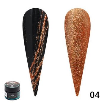 Gel Spider Glitter Shiny, Global Fashion, 5 gr, Maro 04 ieftin