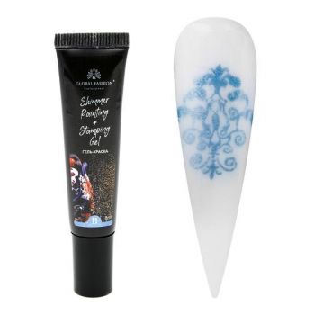 Gel vopsea pentru pictura chinezeasca si stampila cu shimmer 8 ml, Painting Stamping 11 la reducere