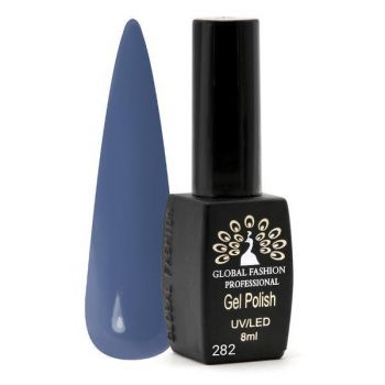 Oja semipermanenta Black Elite, Global Fashion, 8 ml, Albastru 282 ieftina