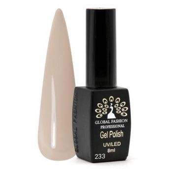 Oja semipermanenta Black Elite, Global Fashion 8 ml, Bej 233