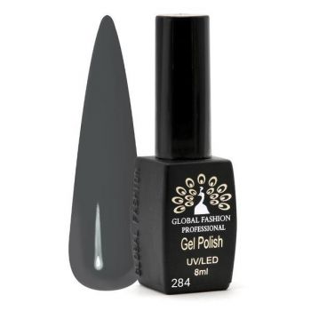 Oja semipermanenta Black Elite, Global Fashion, 8 ml, Gri 284 ieftina