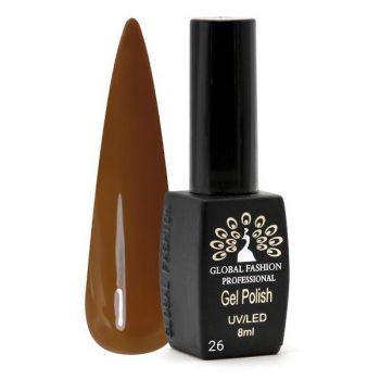 Oja semipermanenta Black Elite, Global Fashion, 8 ml, Maro 026 ieftina