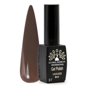 Oja semipermanenta Black Elite, Global Fashion 8 ml, Maro 037 ieftina