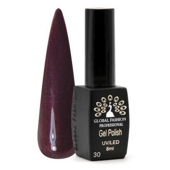 Oja semipermanenta Black Elite, Global Fashion, 8 ml, Rosu bordo 030 de firma originala