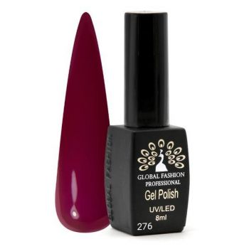 Oja semipermanenta Black Elite, Global Fashion 8 ml, Rosu bordo 276 la reducere