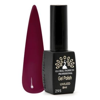 Oja semipermanenta Black Elite, Global Fashion 8 ml, Rosu bordo 295 la reducere