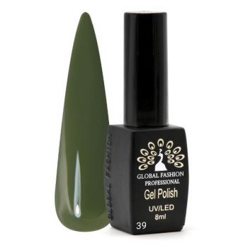 Oja semipermanenta Black Elite, Global Fashion, 8 ml, Verde 039 la reducere