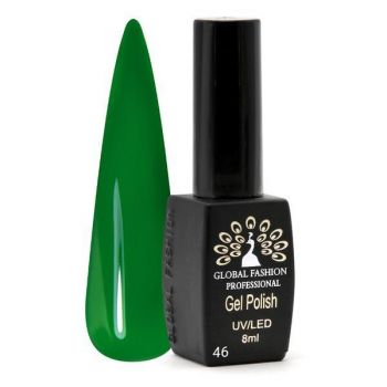 Oja semipermanenta Black Elite, Global Fashion 8 ml, Verde 046 la reducere