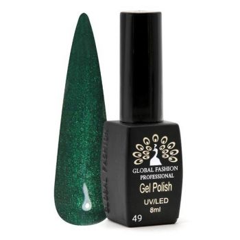 Oja semipermanenta Black Elite, Global Fashion 8 ml, Verde 049 la reducere