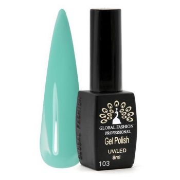 Oja semipermanenta Black Elite, Global Fashion 8 ml, Verde 103