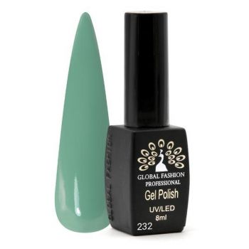 Oja semipermanenta Black Elite, Global Fashion 8 ml, Verde 232