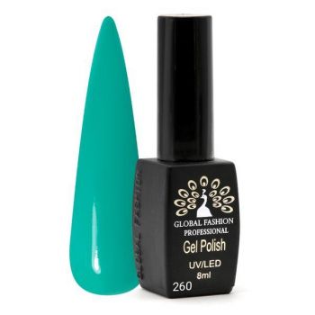 Oja semipermanenta Black Elite, Global Fashion, 8 ml, Verde 260 la reducere