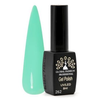 Oja semipermanenta Black Elite, Global Fashion 8 ml, Verde 262