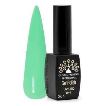 Oja semipermanenta Black Elite, Global Fashion, 8 ml, Verde 264 ieftina