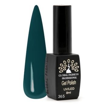 Oja semipermanenta Black Elite, Global Fashion, 8 ml, Verde 365 ieftina