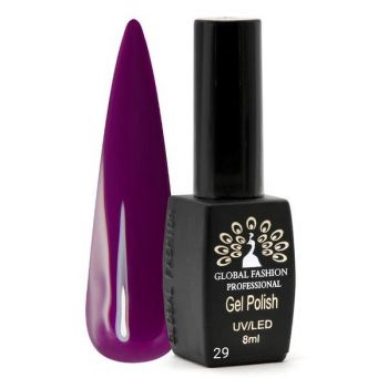 Oja semipermanenta Black Elite, Global Fashion 8 ml, Violet 029 ieftina