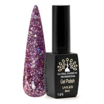 Oja semipermanenta Black Elite, Global Fashion, 8 ml, Violet 149 ieftina