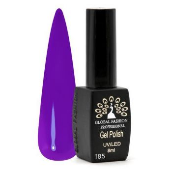 Oja semipermanenta Black Elite, Global Fashion 8 ml, Violet 185 ieftina