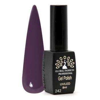 Oja semipermanenta Black Elite, Global Fashion, 8 ml, Violet 242 de firma originala