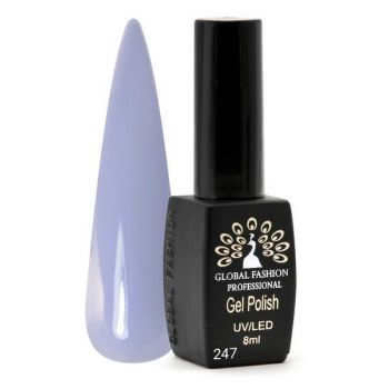 Oja semipermanenta Black Elite, Global Fashion 8 ml, Violet 247