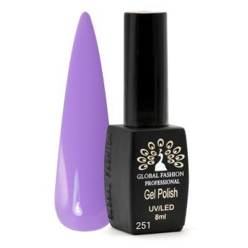 Oja semipermanenta Black Elite, Global Fashion, 8 ml, Violet 251 la reducere