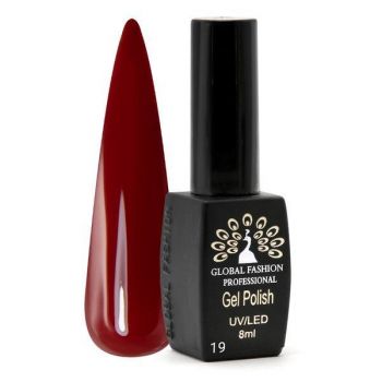 Oja semipermanenta Black Elite, Global Fashionm 8 ml, Rosu bordo 019 ieftina