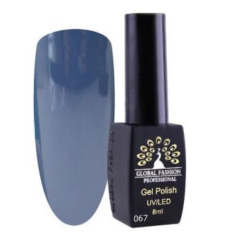 Oja semipermanenta, Global Fashion, London, 8 ml, Albastru 67 ieftina