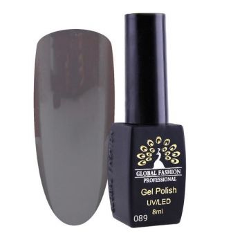 Oja semipermanenta Global Fashion London 8 ml Negru 89 ieftina